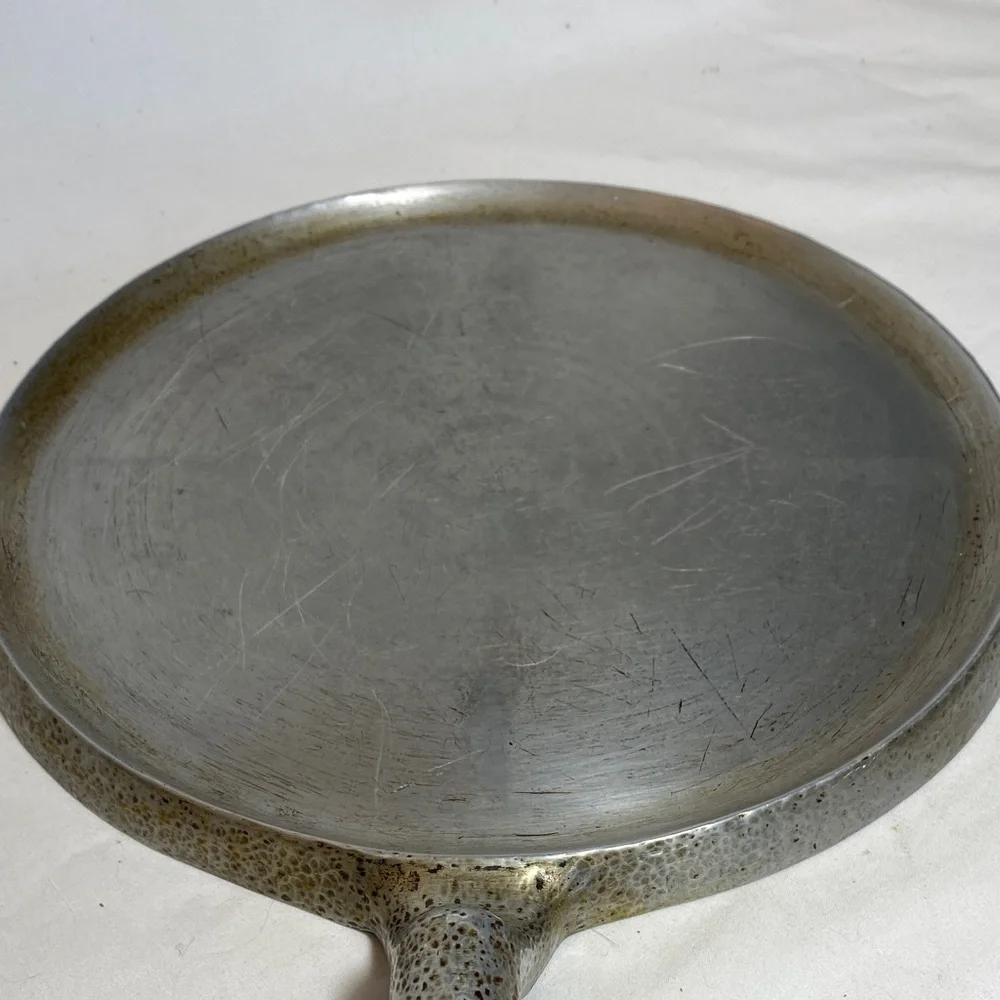 Vintage (1920-30’s) Club Hammercraft Aluminum Griddle with Black Wood Handle